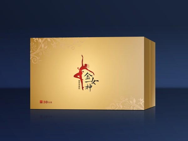 金女神瘦身保健貼精品禮盒-保健品包裝定制