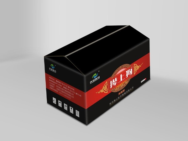 攆上狗筋骨保健貼彩箱-保健品包裝定制