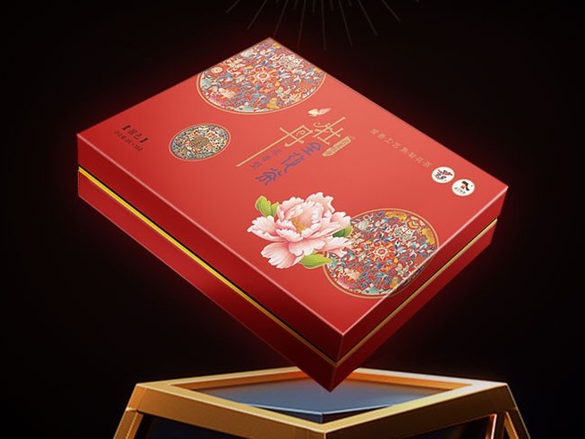 洛陽牡丹全花茶精品禮盒-食品包裝定制