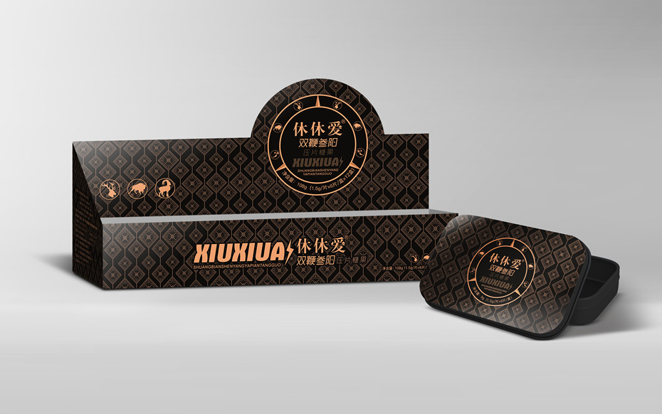 休休愛卡紙盒-保健品包裝定制