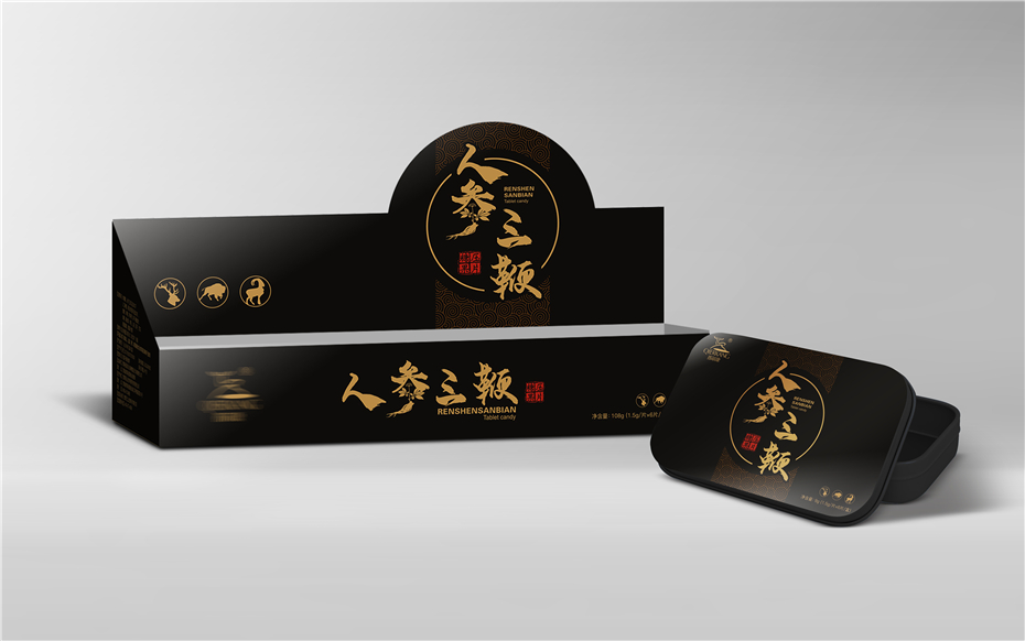 天之山卡紙盒-保健品包裝定制