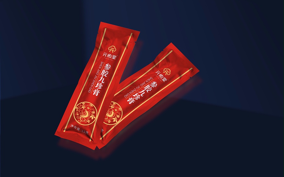 元佑堂參膠九珍膏-保健品包裝定制