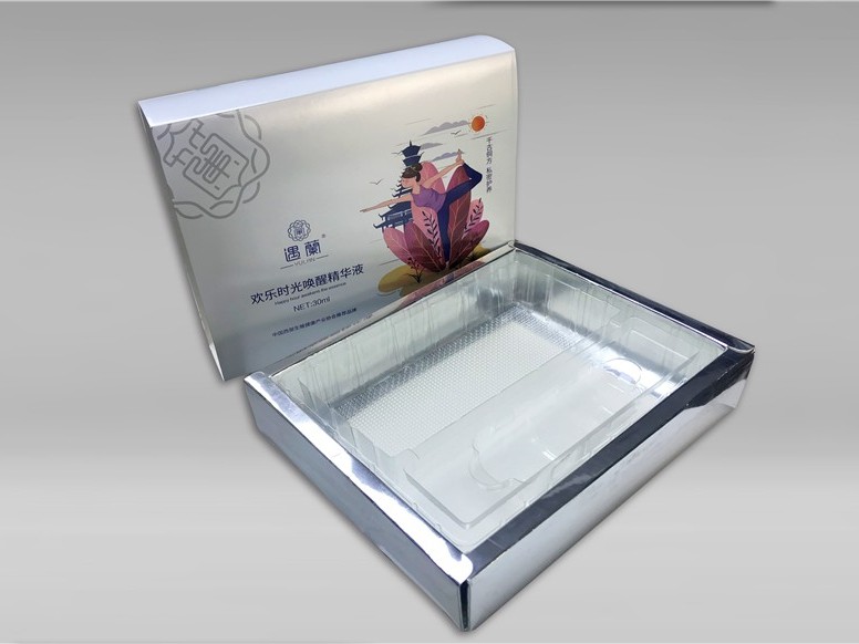 遇蘭歡樂時光喚醒精華液內(nèi)托-化妝品包裝定制