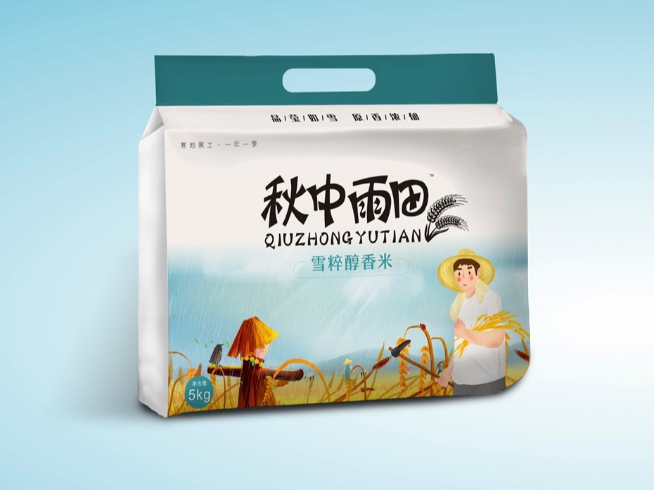 雪粹純香米大米鍍鋁內(nèi)袋-食品包裝定制