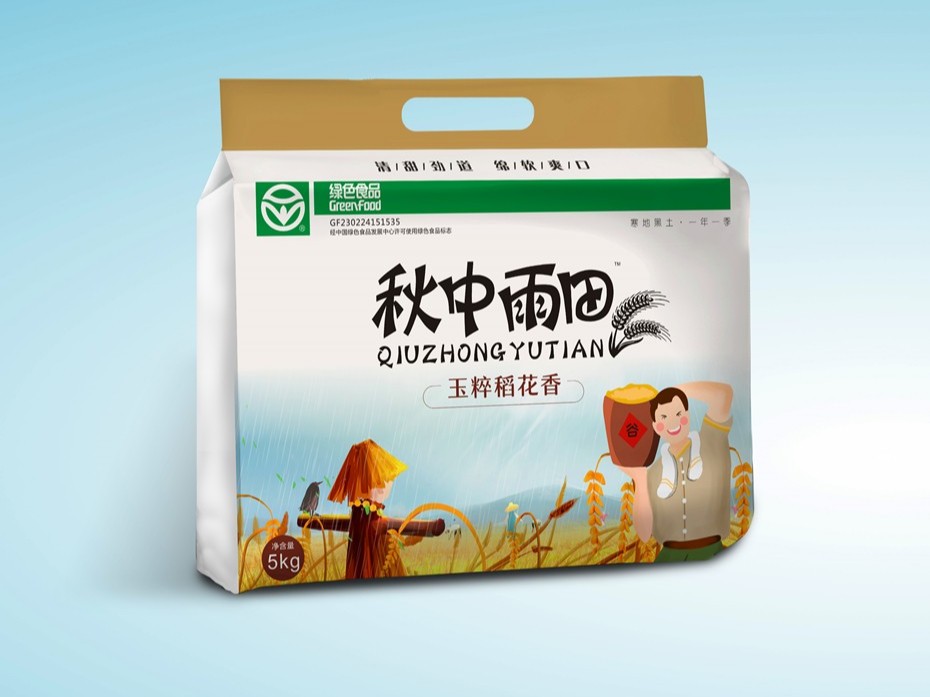玉粹稻花香大米鍍鋁內(nèi)袋-食品包裝定制